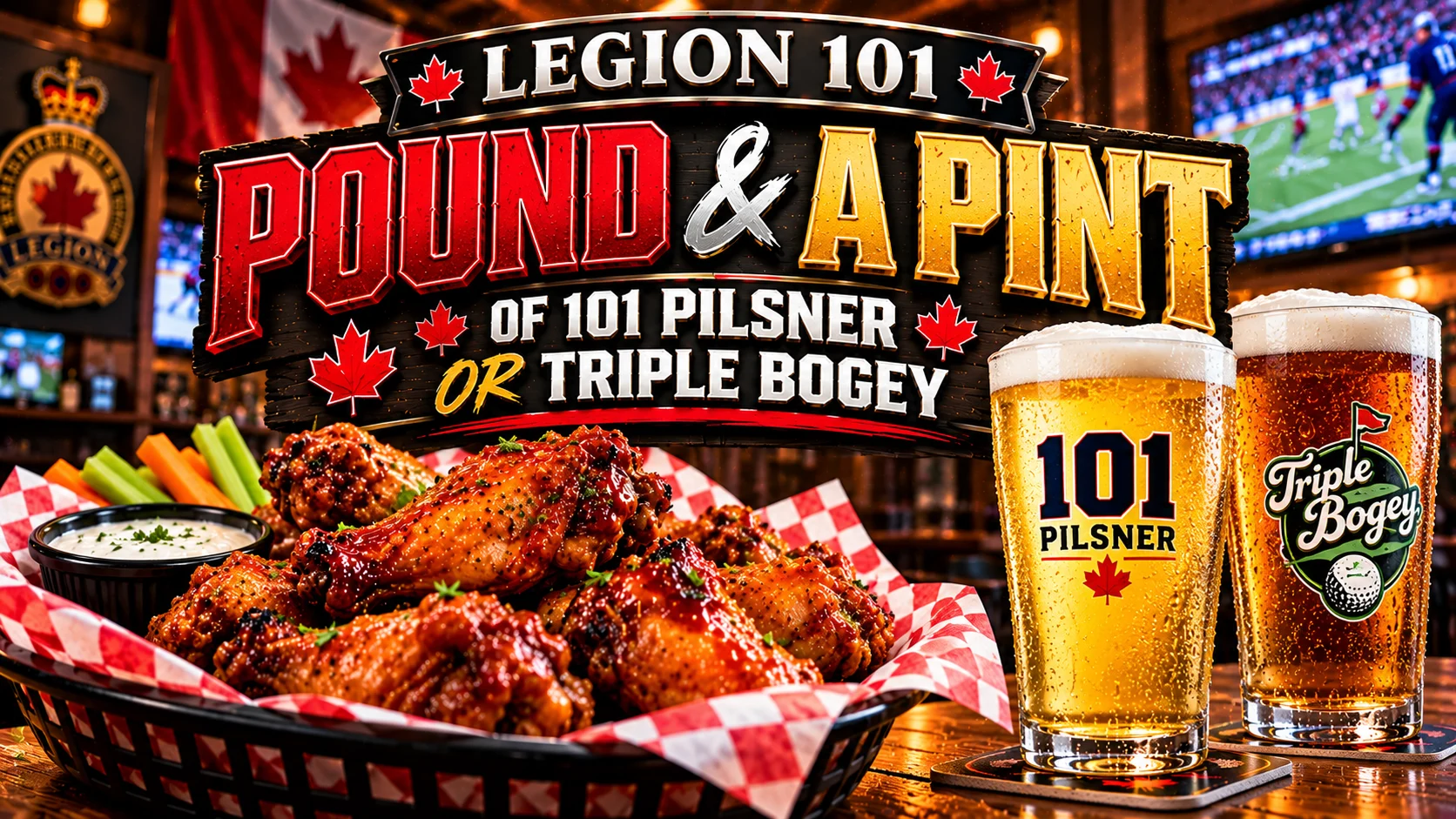Wings & Beer Special
